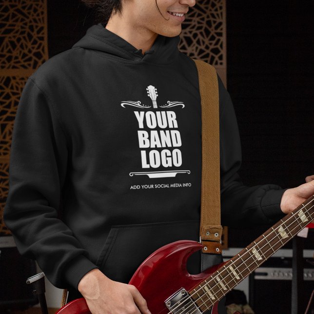 Ihr Band-Logo - Wählen Sie Ihre Farbe Hoodie (Choose from a variety of colors, styles and sizes.)