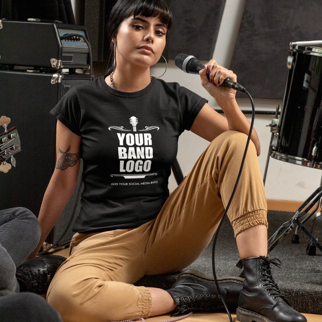 Ihr Band-Logo - Wählen Sie Ihre Farbfrauen aus T-Shirt (Choose from a variety of colors, styles and sizes.)