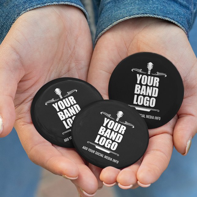 Ihr Band-Logo - Wählen Sie Ihre Hintergrundfarbe a Button (Customize to change background color.)