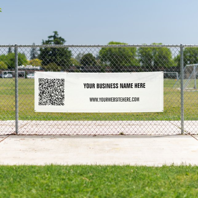 Ihr Banner für die Werbeaktion von QR-Code für ben (Insitu)