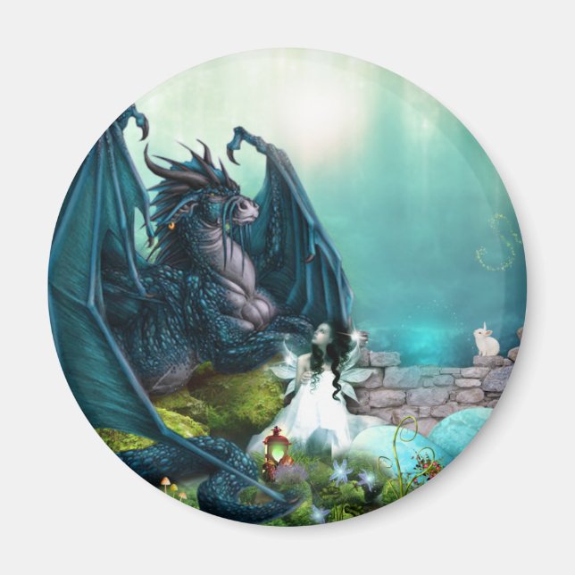 Ihr Begleiter Fantasy Dragon und Fairy Magnet (Vorne)
