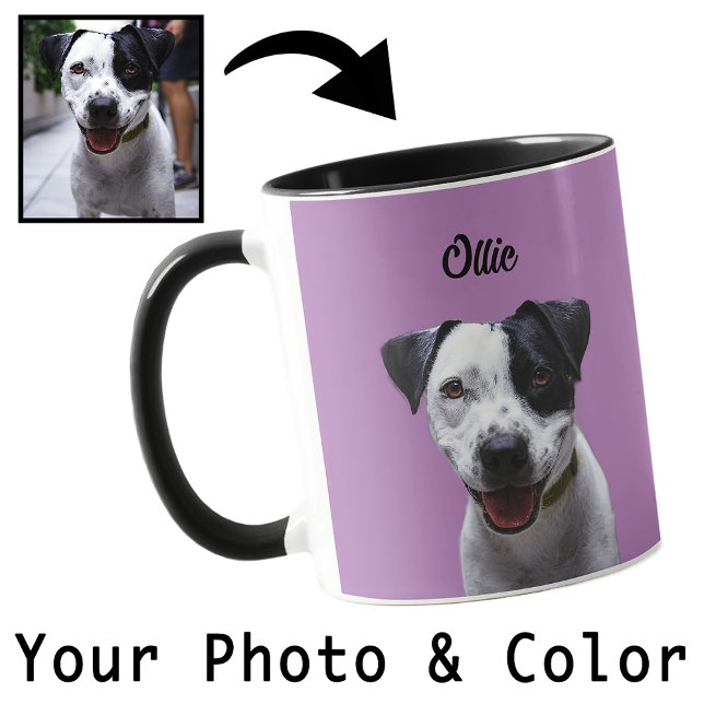 Ihr Begleiter Foto Ihre Farbe Niedliches Geschenk  Tasse (Von Creator hochgeladen)