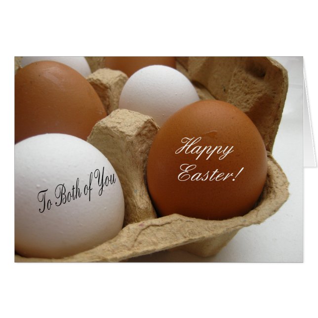 Ihr beiden habt Glück Ostern (Vorderseite (Horizontal))