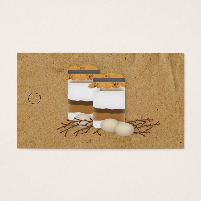 Ihr benutzerdefinierter Jar Mix Rezept Hang Tag (Vorderseite)