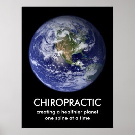 Ihr benutzerdefinierter Text Chiropracic Print Poster