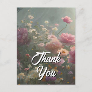 Ihr benutzerdefinierter Text Gemischte Blumen 20 V Feiertagspostkarte