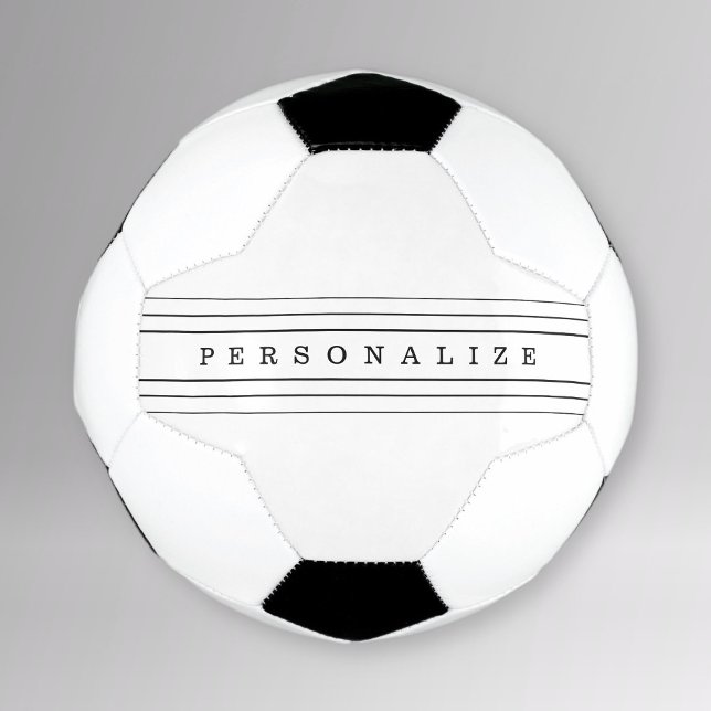 Ihr benutzerdefinierter Text und moderne Streifen  Fußball (Von Creator hochgeladen)