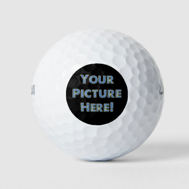 Ihr benutzerdefiniertes Bild auf Golfball (Vorderseite)