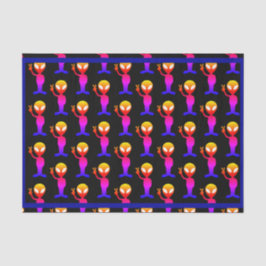 Ihr benutzerdefiniertes Farbzeichen SciFi Rainbow  Seidenpapier