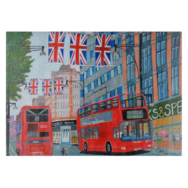 Ihr benutzerdefiniertes großes Fach Schneidebrett (Vorderseite)