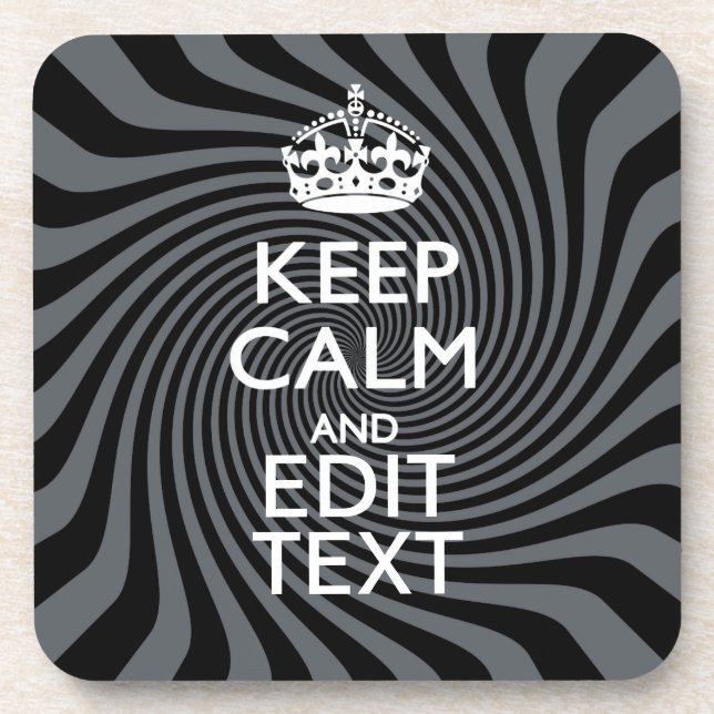 Ihr benutzerdefiniertes, ruhiges Sprichwort auf sc Getränkeuntersetzer (Vorderseite)