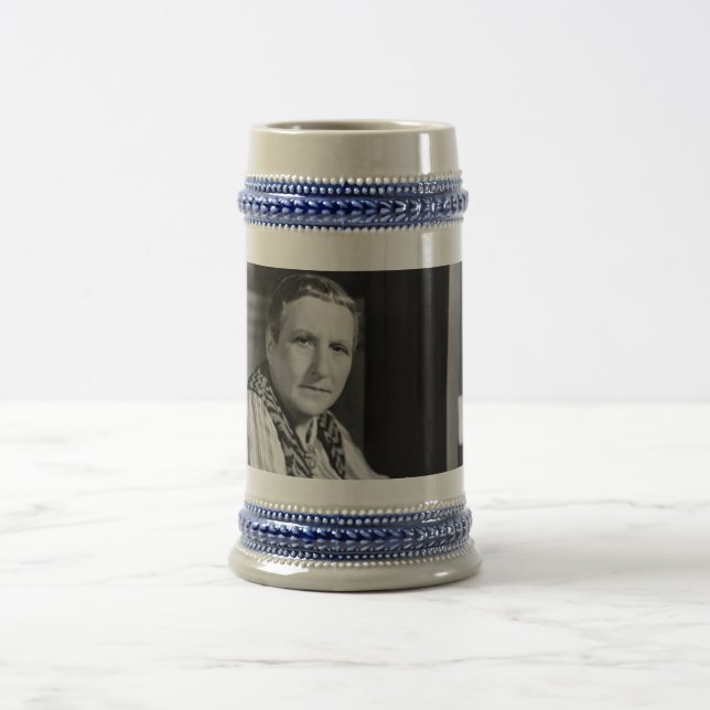 IHR BESITZEN SIE SEHR GERTRUDE STEIN BIERGLAS (Mittel)