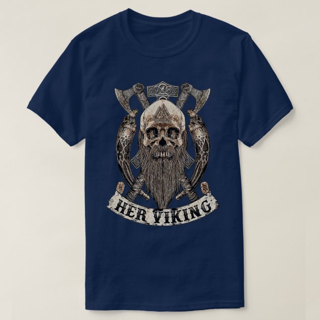 Ihr Besuch seiner Shieldmaiden seine und ihre Gesc T-Shirt (Design vorne)