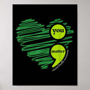Ihr Bewusstsein für psychische Gesundheit Inspirat Poster
