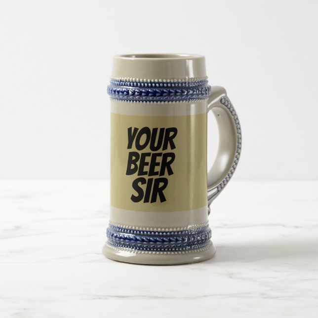 IHR BIER SIR STEINS BIERGLAS (VorderseiteRechts)