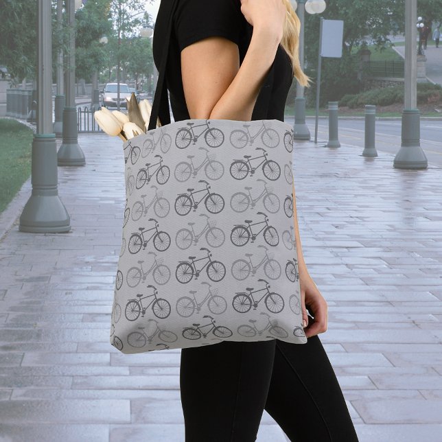 Ihr Bike-Muster Tote-Tasche (Von Creator hochgeladen)