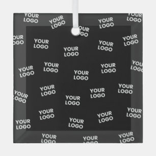Ihr Bild, Firmenlogo oder ein anderes Design Ornament Aus Glas