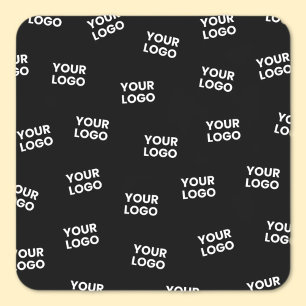 Ihr Bild, Firmenlogo oder ein anderes Design Quadratischer Aufkleber