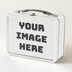 Ihr Bild hier Melaminplatte Metall Brotdose