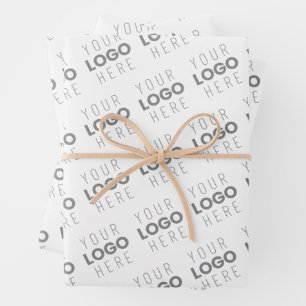 Ihr Bild/Logo wird automatisch beleuchtet + Muster Geschenkpapier Set