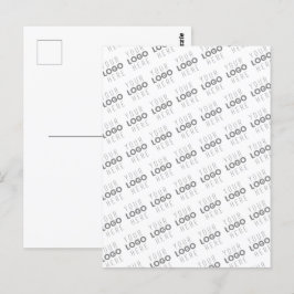 Ihr Bild/Logo wird automatisch beleuchtet + Muster Postkarte