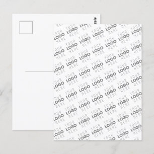 Ihr Bild/Logo wird automatisch beleuchtet + Muster Postkarte