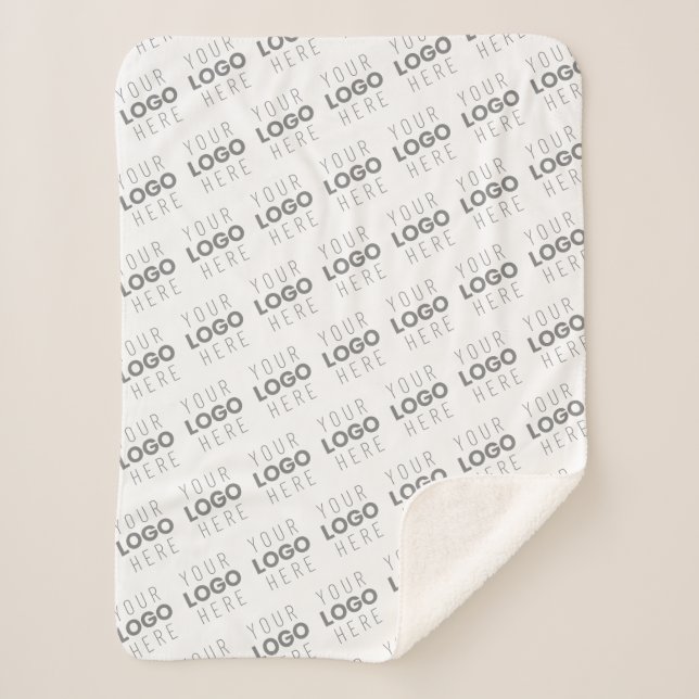 Ihr Bild/Logo wird automatisch beleuchtet + Muster Sherpadecke (Vorderseite)