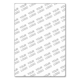 Ihr Bild/Logo wird automatisch beleuchtet + Muster Tischnummer