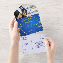 (Ihr Bild) Personalisierte Hochzeitsveranstaltung All In One Einladung