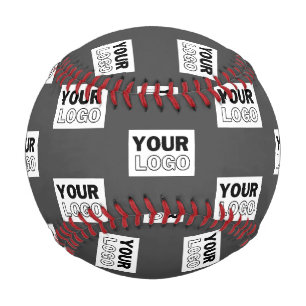 Ihr Bilddesign oder Firmenlogo gekachelt   Grau Baseball