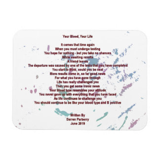 Ihr Blut, Ihr Leben 7cm x 10cm Flexible Magnet