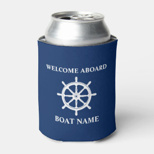 Ihr Bootname Willkommen auf dem Rad Helm Dosenkühler