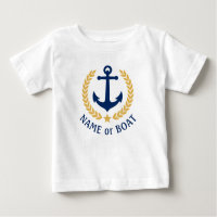 Ihr Bootsname Anchor Gold Laurel Verlasse Star