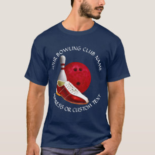 Ihr Bowlings-Verein-Namen-Bowlings-Verein-Inhaber T-Shirt