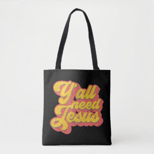 Ihr braucht Jesus Christliches Retro 70er Christ B