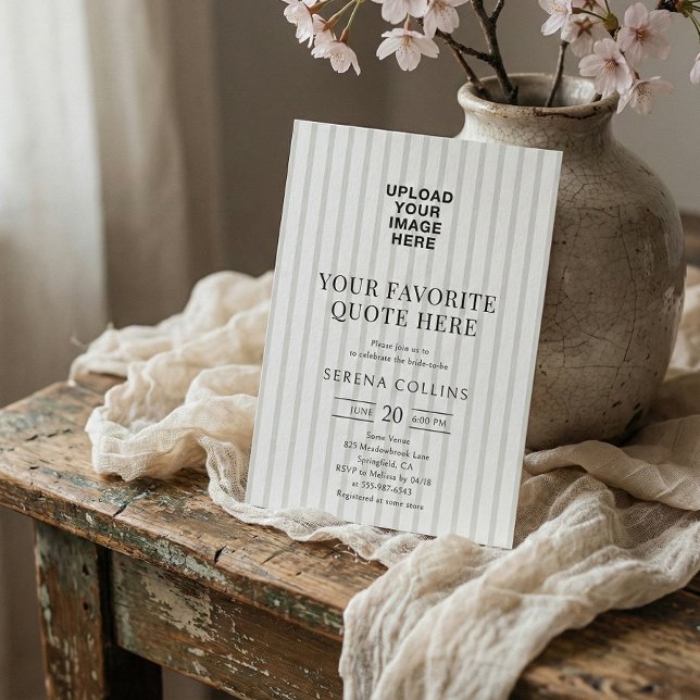 Ihr Brautparty für Vintage Striche Einladung (Von Creator hochgeladen)