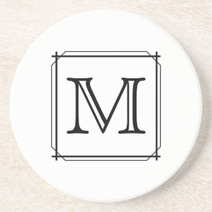 Ihr Brief. Kundenspezifisches Monogramm. Getränkeuntersetzer