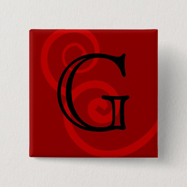 Ihr Brief. Kundenspezifisches rotes Button (Vorderseite)