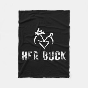 Ihr Buck Matching Jagd Paare Valentinstag F Fleecedecke