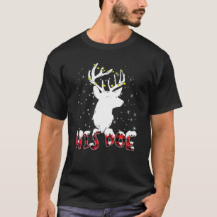 Ihr Buck Seine Dose Rentier Xmas Pajamas Matching  T-Shirt