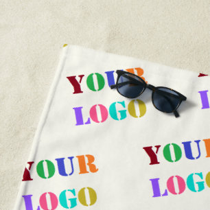 Ihr Business Logo Foto Strandtuch - Werbung