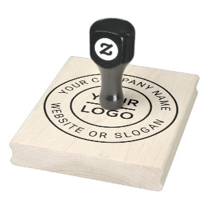 Ihr Business-Logo für die einfache Briefmarke aus Gummistempel