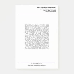Ihr Business Post-it® Notizblock mit QR-Code