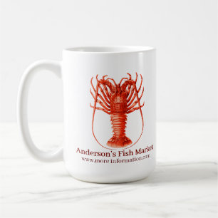Ihr Business Rote Karibik Languste Kaffeetasse