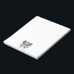 Ihr Club Name Tennis Team Mitarbeiter Jegliches Fa Notizblock<br><div class="desc">Passen Sie diesen Hut einfach an, indem Sie Ihren Club- oder Gesellschaftsnamen hinzufügen, indem Sie auf den Button "Personalisieren" klicken. Sie können den Hintergrund, die Schriftart und die Patchfarbe ändern, indem Sie auf "Bearbeiten mit dem Design-Tool" klicken. Ideal für alle Clubs, Geschäfte oder Schulklassen. Bestellen Sie so viele oder so...</div>