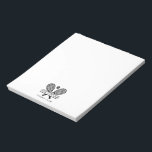 Ihr Club Name Tennis Team Mitarbeiter Jegliches Fa Notizblock<br><div class="desc">Passen Sie diesen Hut einfach an, indem Sie Ihren Club- oder Gesellschaftsnamen hinzufügen, indem Sie auf den Button "Personalisieren" klicken. Sie können den Hintergrund, die Schriftart und die Patchfarbe ändern, indem Sie auf "Bearbeiten mit dem Design-Tool" klicken. Ideal für alle Clubs, Geschäfte oder Schulklassen. Bestellen Sie so viele oder so...</div>