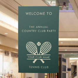 Ihr Country Club Name Tennis Team Veranstaltungen  Banner
