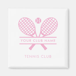 Ihr Country Club Name Tennisteam Farbe Magnet
