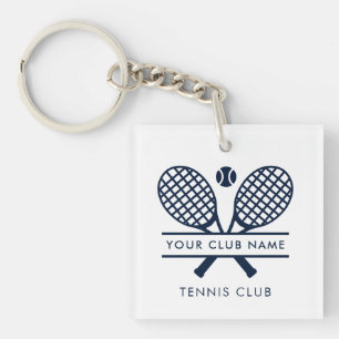 Ihr Country Club Name Tennisteam Farbe Schlüsselanhänger