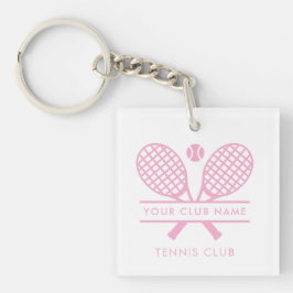 Ihr Country Club Name Tennisteam Farbe Schlüsselanhänger